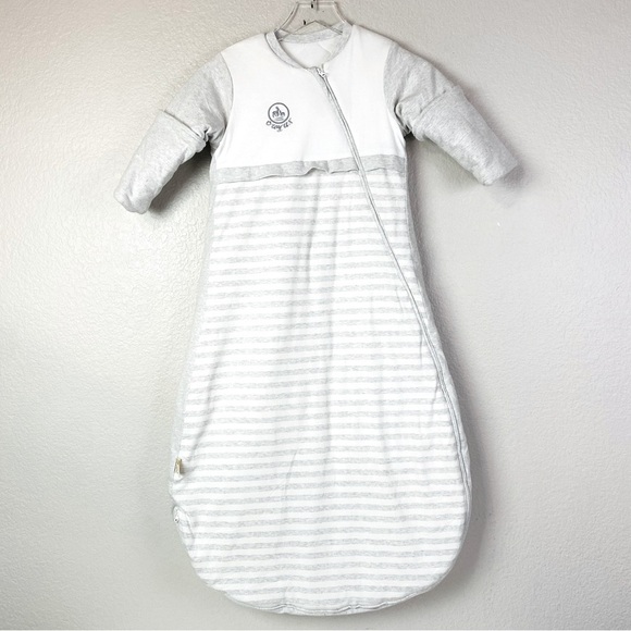 Ou Yun Baby Organic Sleeping Bag W/ Detachable Sleeves Wearable Blanket - Picture 2 of 8